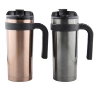 Stainless Steel Coffee Mug Double Wall Insulated Custom Coffee Mug For Sports,Traveling with Clean Brush