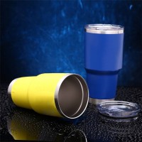 Amazon Hot Sale 30oz Double Wall Vacuum Insulated Stainless Steel Beast Tumbler With Straw&slider Lid&cleaning Brush