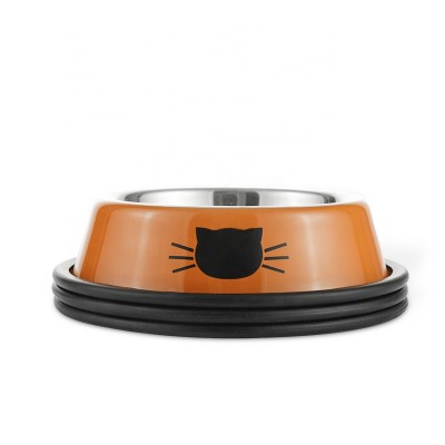 Wholesale Stainless Steel Dog Cat Bowl Portable bowl pet 2020