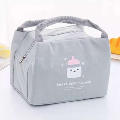 Oxford Lunch Bag Insulated Cold Picnic Carry Case Thermal Portable Lunch Box Bento Pouch Food Storage Bags