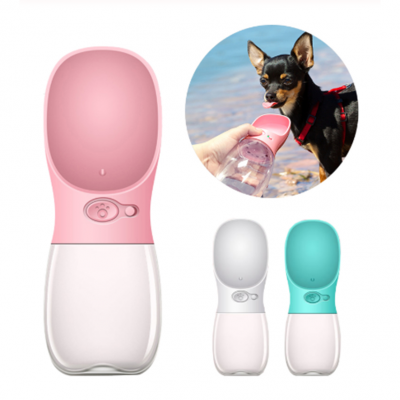 Wholesale Factory Manufacturer Plastic Travel Drink Feeder Portable Pet Dog Water Bottle